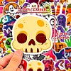 50Pcs Halloween Cartoon Paper Self-Adhesive Picture Stickers STIC-C010-25-2
