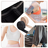BENECREAT 4M 2 Colors Polyester Non-Slip Silicone Gripper Band OCOR-BC0007-31-6