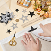 Fingerinspire 8 Styles Star Hotfix Resin Rhinestone PATC-FG0002-27-3