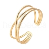 304 Stainless Steel Cuff Bangles for Women BJEW-U032-16G-2