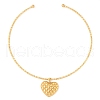 304 Stainless Steel Pendant Open Choker Necklaces for Women NJEW-Z046-07G-01-2