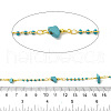 Handmade Brass Enamel Link Chains CHC-L053-05G-2