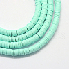 Handmade Polymer Clay Beads X-CLAY-R067-6.0mm-20-1