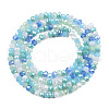 Electroplate Glass Beads Strands EGLA-T020-12F-2