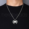 201 Stainless Steel Pendant Necklaces for Man NJEW-Q336-02I-P-3
