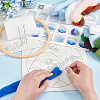 Mountain Scenery Hanging Painting Needle Felting Kit for Beginners DIY-WH0568-20-7
