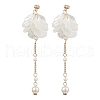 Acrylic Ear Studs EJEW-JE06143-1