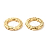 Rack Plating Brass Linking Rings KK-Z033-02G-2