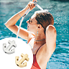 Unicraftale 10Pcs 2 Colors 304 Stainless Steel Beads STAS-UN0054-27-6