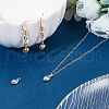 Unicraftale 4Pcs 2 Colors 925 Sterling Silver Puffed Heart Charms with Jump Rings STER-UN0001-33-2