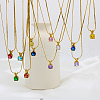 Real 18K Gold Plated Stainless Steel Pendant Necklaces CP2918-7-2