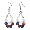 304 Stainless Steel Teardrop Dangle Earrings EJEW-MZ00462-02-2