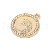 Alloy Crystal Rhinestone Pendants PALLOY-P310-05A-G-2