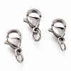 304 Stainless Steel Lobster Claw Clasps STAS-G240-01D-P-1