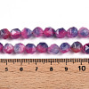 Dyed Natural White Jade Beads Strands G-T139-8mm-45N-5