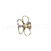 Hollow Flower Alloy Open Cuff Ring FS-WGDF3EE-01-5