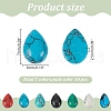 ARRICRAFT 70Pcs 7 Styles Gemstone Cabochons G-AR0006-16A-2