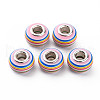 Resin European Stripe Beads RPDL-T003-004K-1
