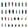 DICOSMETIC 50Pcs Natural Indian Agate Pendants G-DC0001-43-1