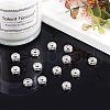 Unicraftale 316 Surgical Stainless Steel Crystal Rhinestone Spacer Beads STAS-UN0004-89P-5