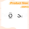 Unicraftale 200Pcs 304 Stainless Steel Open Jump Rings STAS-UN0058-44B-3