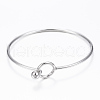 Tarnish Resistant 304 Stainless Steel Bangle BJEW-H530-01P-7