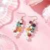 304 Stainless Steel Chip Dangle Earrings EJEW-JE06451-1