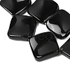 Natural Black Stone Beads Strands G-L239-18-4