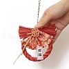 Paper Japanese Wreath Shimenawa Car Hanging Ornaments PW-WGFFD54-02-2