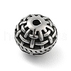 304 Stainless Steel Hollow Beads STAS-S173-22AS-2