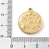 304 Stainless Steel Pendants STAS-I327-07G-3
