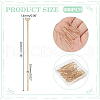 Unicraftale 200Pcs 304 Stainless Steel Flat Head Pins STAS-UN0058-92C-G-3