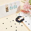  360Pcs 6 Styles 2-Hole Opaque Glass Seed Beads SEED-NB0002-13-4