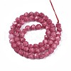 Natural Rhodochrosite Beads Strands G-S149-10-6mm-2