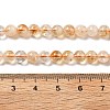 Natural Citrine Beads Strands G-A262-A01-5.5mm-5