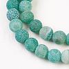 Natural Weathered Agate Beads Strands X-G-G589-8mm-08-5