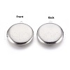 Tarnish Resistant 304 Stainless Steel Locket Pendants STAS-L219-06P-1
