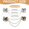 Octopus Alloy Charm Hanging Chains AJEW-GO00023-2