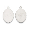 Tarnish Resistant 201 Stainless Steel Pendants STAS-T047-02-2
