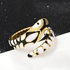 304 Stainless Steel Adjustable Cuff Rings RJEW-Q015-01G-F-5