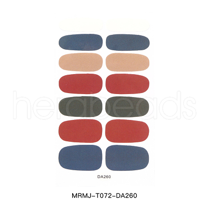 Full Cover Nail Art Stickers MRMJ-T072-DA260-1