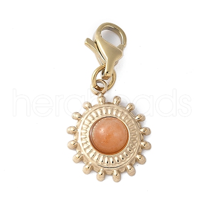 304 Stainless Steel Oval Pendant Decoration STAS-S165-04A-G-1