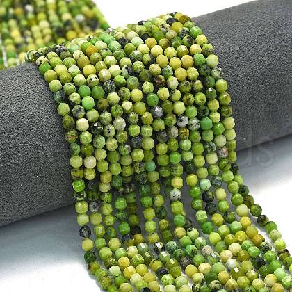 Natural Seraphinite Beads Strands G-A260-A15-01-1