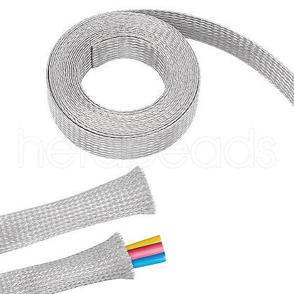 Unicraftale 4M Flat 304 Stainless Steel Braided Sleeving FIND-UN0016-16C-1