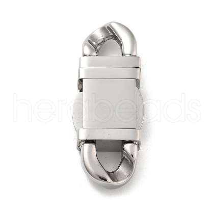 304 Stainless Steel Snap Clasps STAS-V008-23P-1