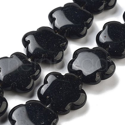 Dyed & Heated Natural Black Agate Beads Strands G-F769-A01-02-1