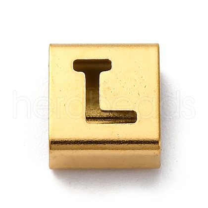 Ion Plating(IP) 304 Stainless Steel Square Slide Charms STAS-L132-23L-G-1