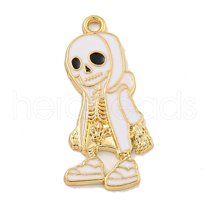 Halloween Alloy Enamel Pendants ENAM-H045-01G-02-1