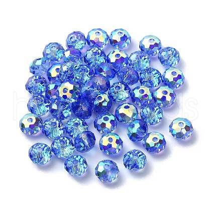 AB Color Plated Glass Beads EGLA-P059-03A-AB11-1