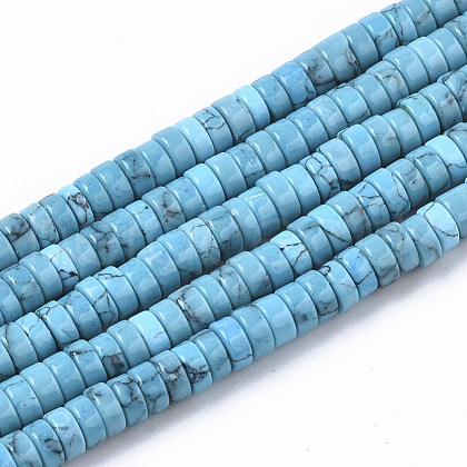 Synthetic Turquoise Beads Strands TURQ-N215-01G-1